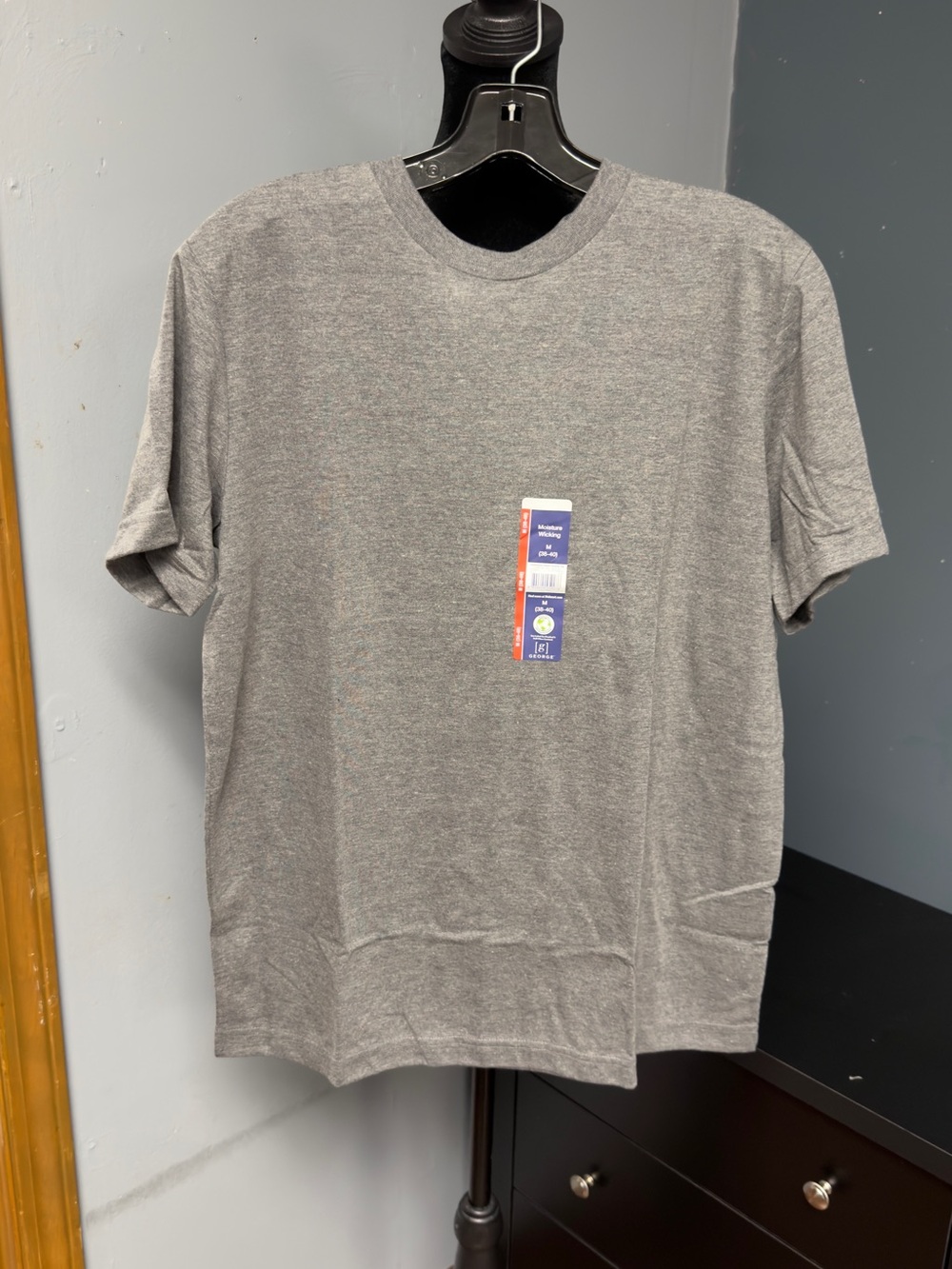 2 Pack Men's Heather Gray Crew Neck T-Shirt